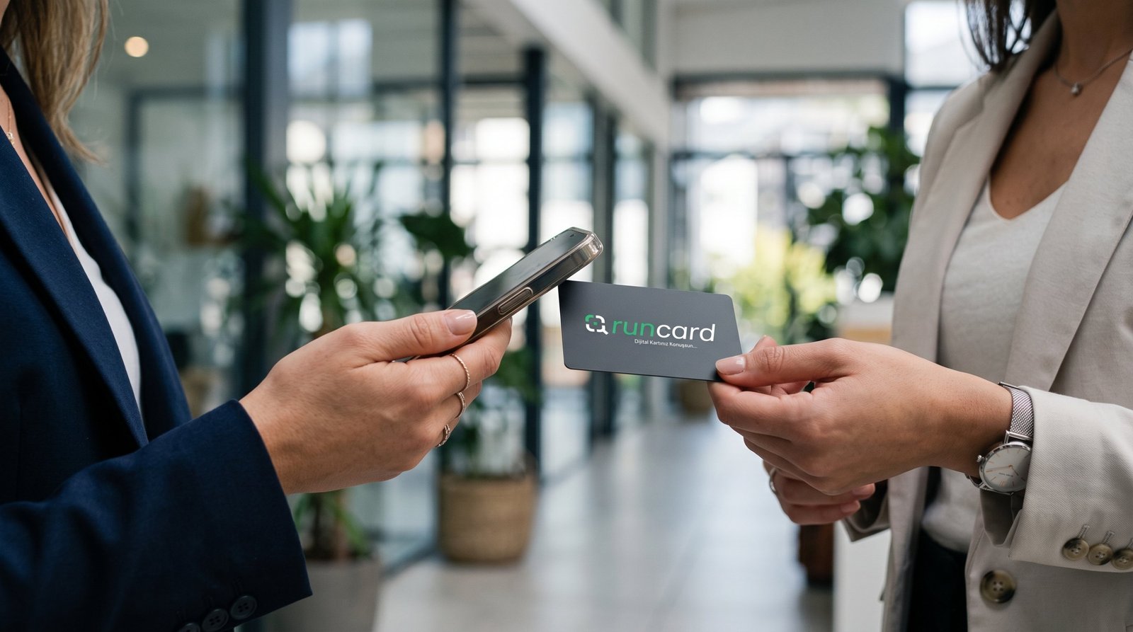 Run Card kartı telefona okutuluyor